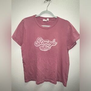 American Eagle Cropped T Shirt - Size XL